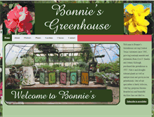 Tablet Screenshot of bonniesgreenhouse.com